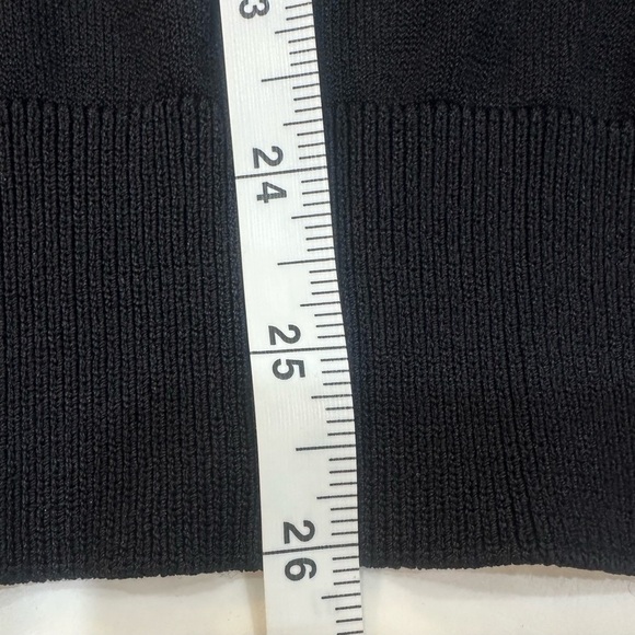 GREG NORMAN Women’s Black Polo Ribbed Collar Gold Border Ribbed Waist Size XL - Picture 8 of 12